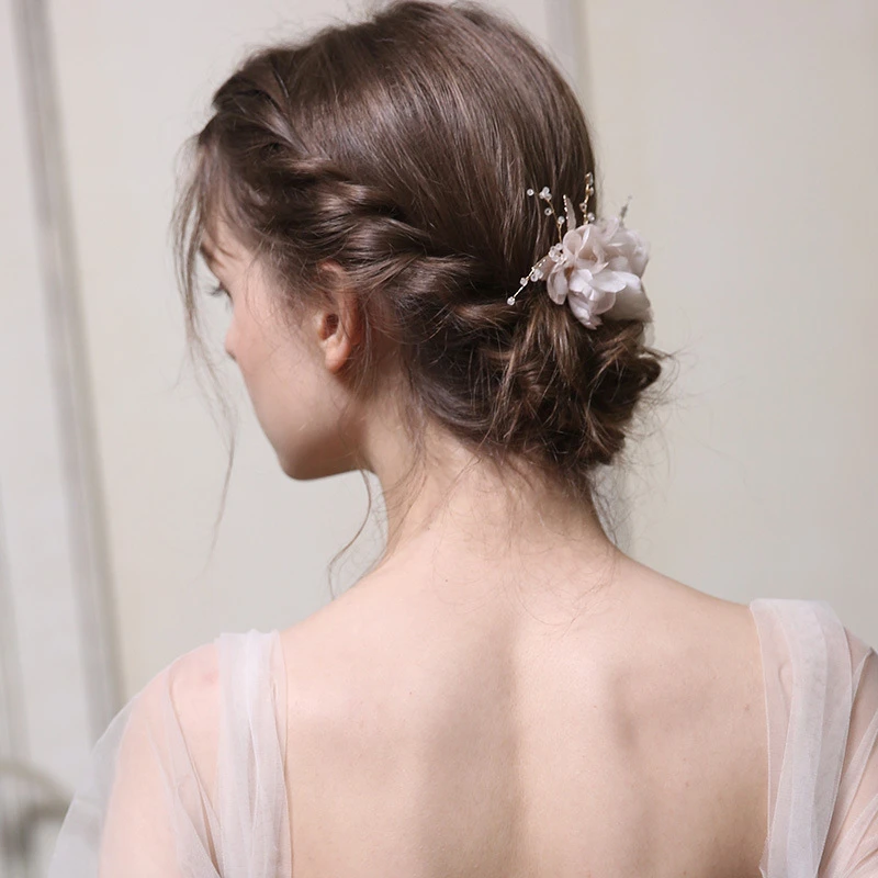 Western Style Floral Crystal Hair Combs 