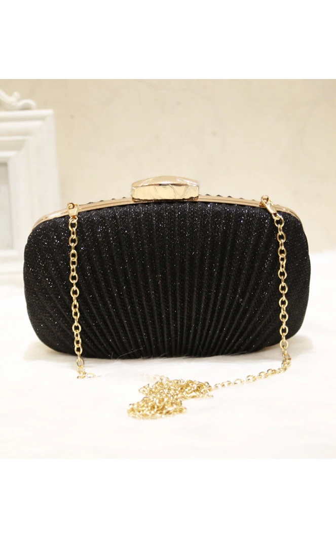 Crystal Metal Clutch