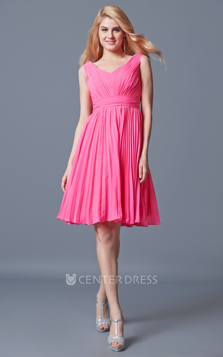 Empire waist hot sale chiffon dress