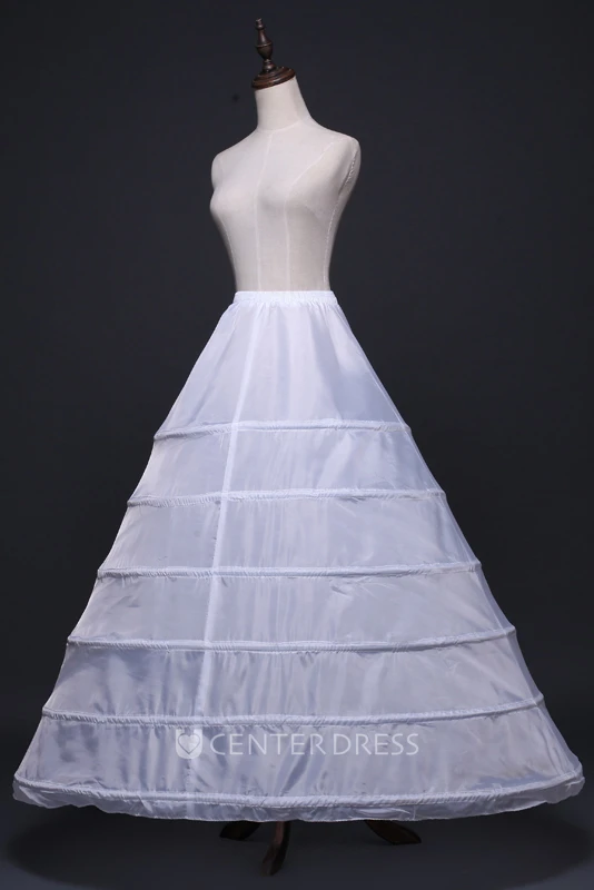 New Skirt Petticoat with Elastic Waist Thick 6 Steel Ring