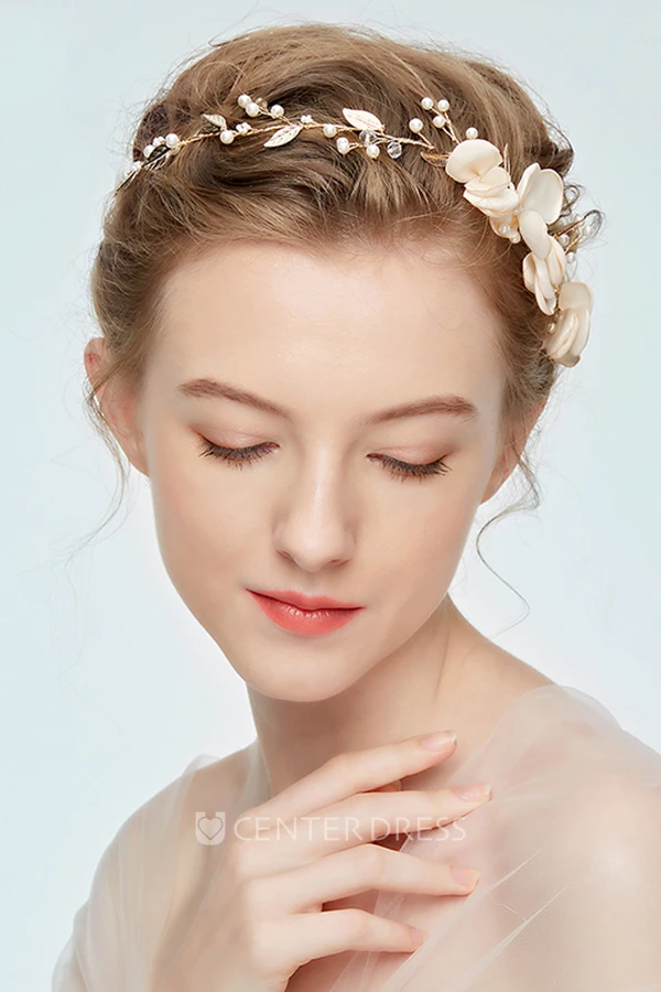 Handmade Baroque Hair Accessories Holiday Fresh Hair Band