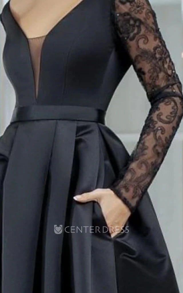 Formal dresses with pockets and clearance sleeves