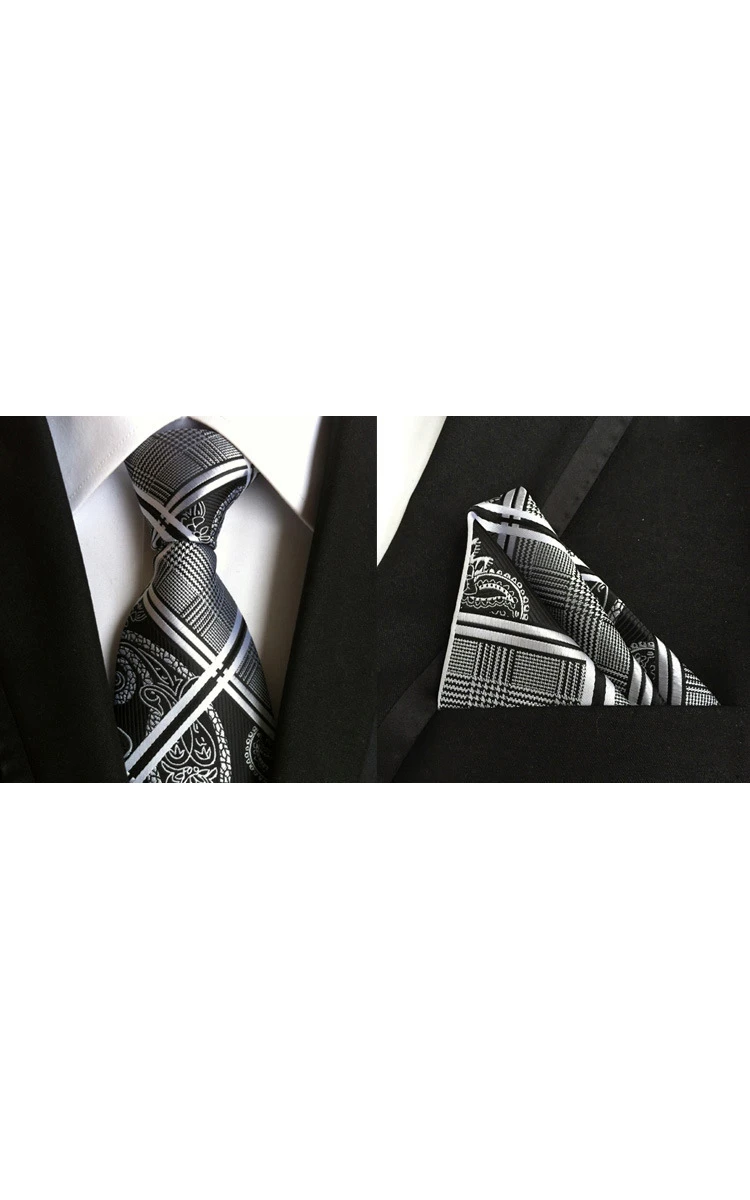 Satin Wide Tie and Pocket Square Combo-11 Color Options