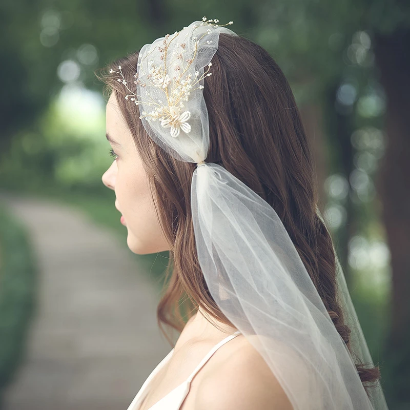 Handmade Elegant Veils with Beads