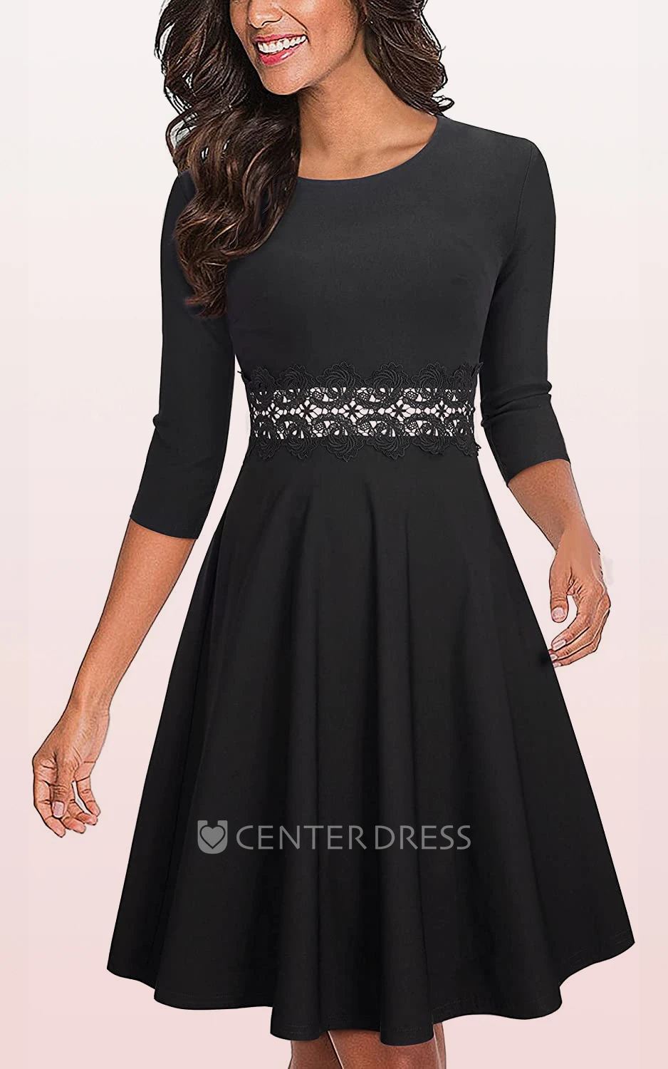 A Line Sleeveless Spandex Modest Elegant Zipper Dress with Appliques and Sash