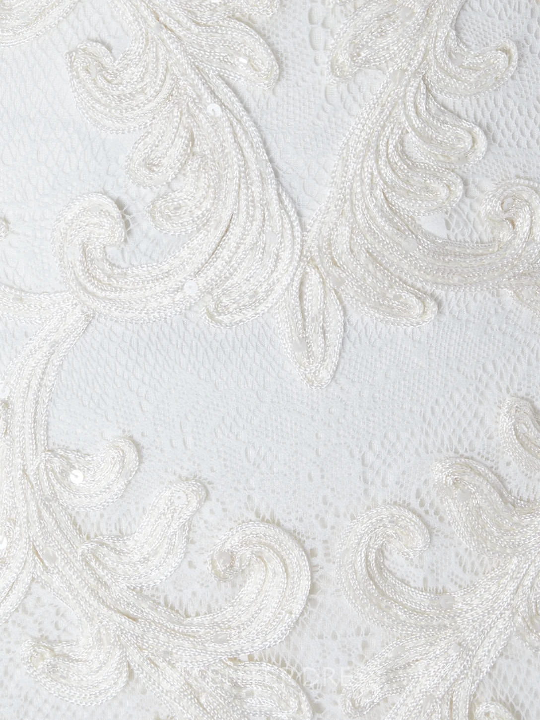 Sheath V-Neck Cap-Sleeve Lace Spring Wedding Dress With Embroidery