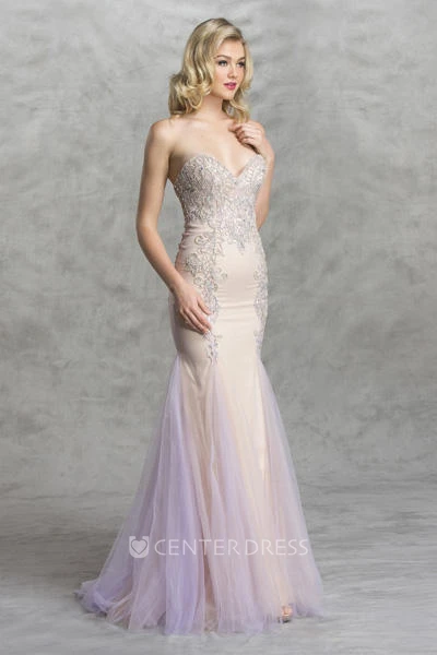 Sheath Sweetheart Sleeveless Dress With Beading And Pleats