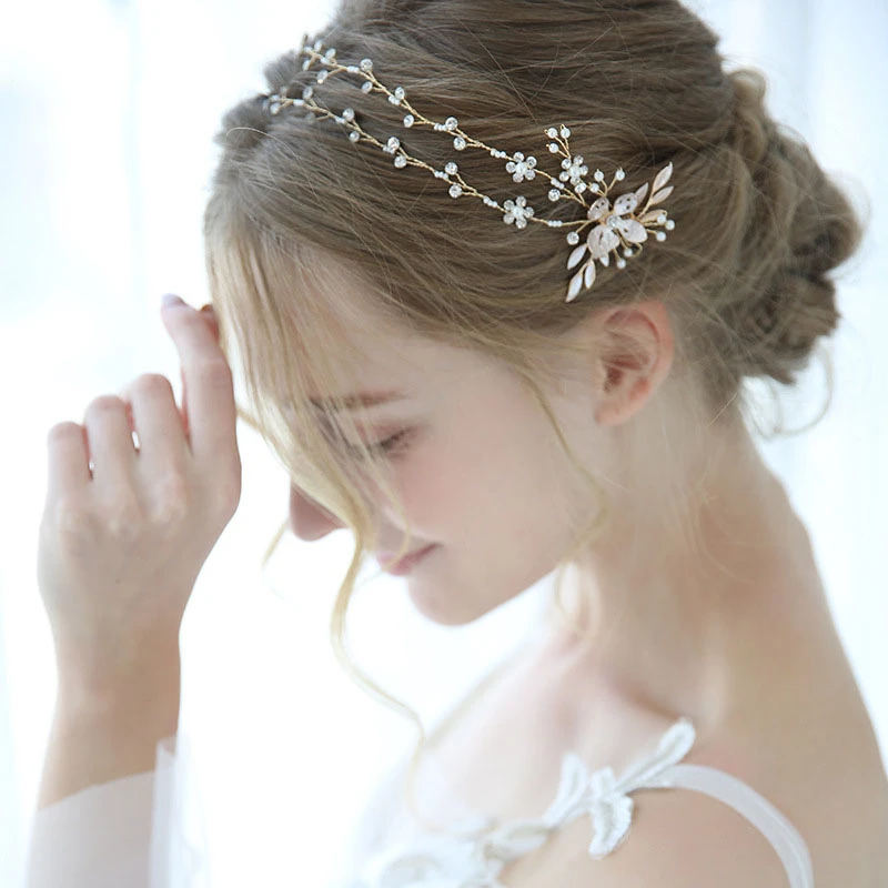 Ladies Beautiful Rhinestone Beaded Headbands