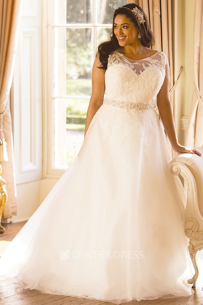 Lds plus clearance size wedding dresses