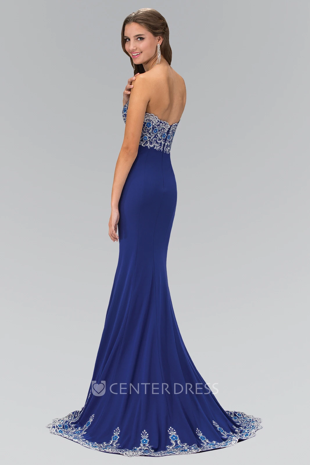 Sheath Sweetheart Sleeveless Jersey Backless Dress With Beading And Pleats