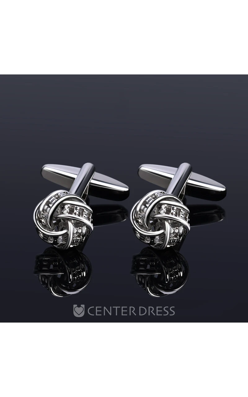 Simple Classic Alloy Cufflinks-10 Styles