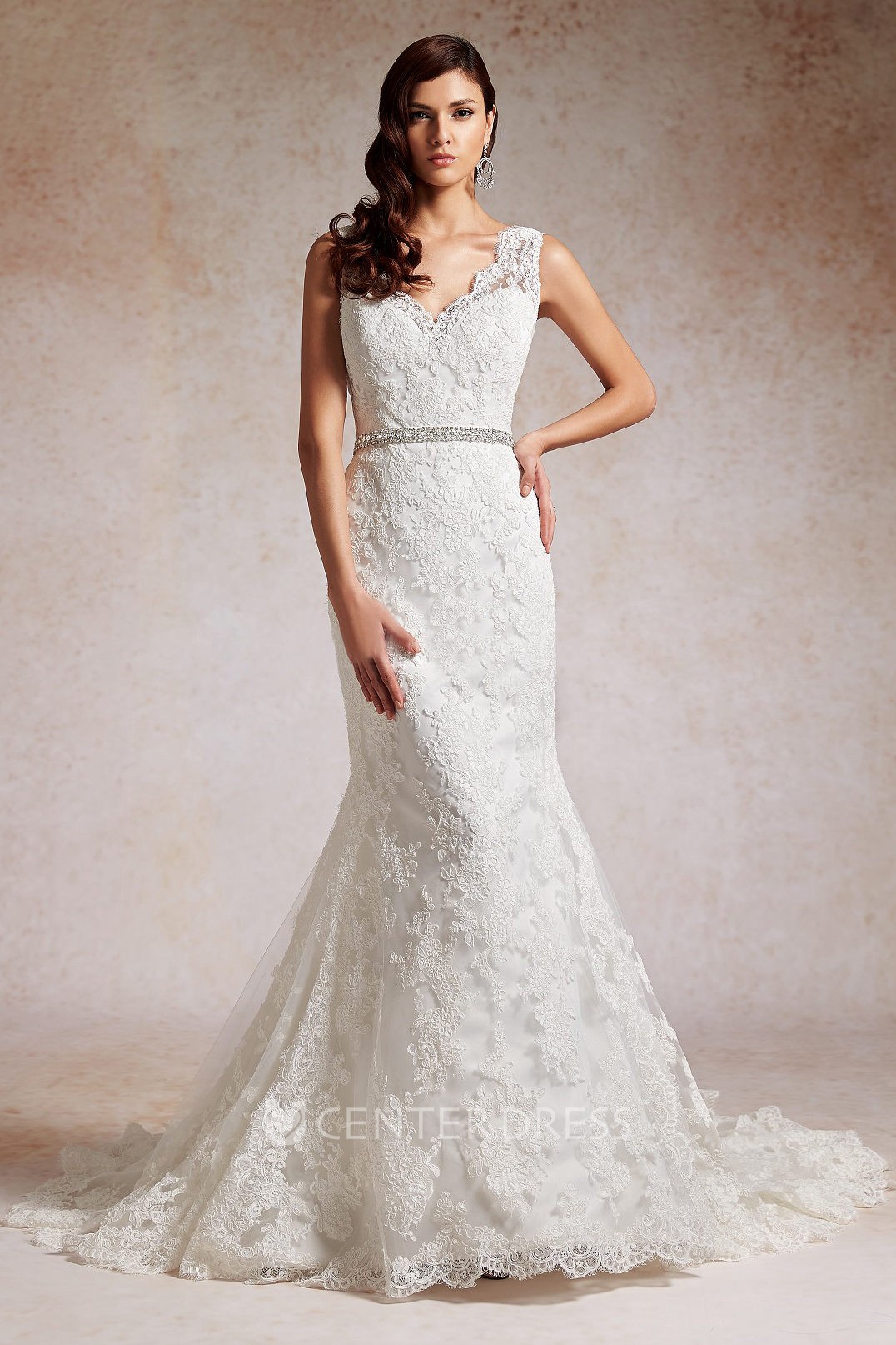 ワンピース FLUTED V-NECK SLEEVELESS MERMAID DRESS FLUTED V-NECK SLEEVELESS MERMAID DRESS｜CFCL（シーエフ