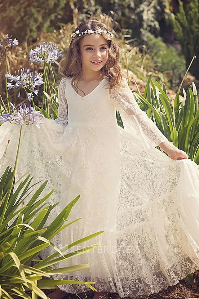 Boho little girl on sale dresses