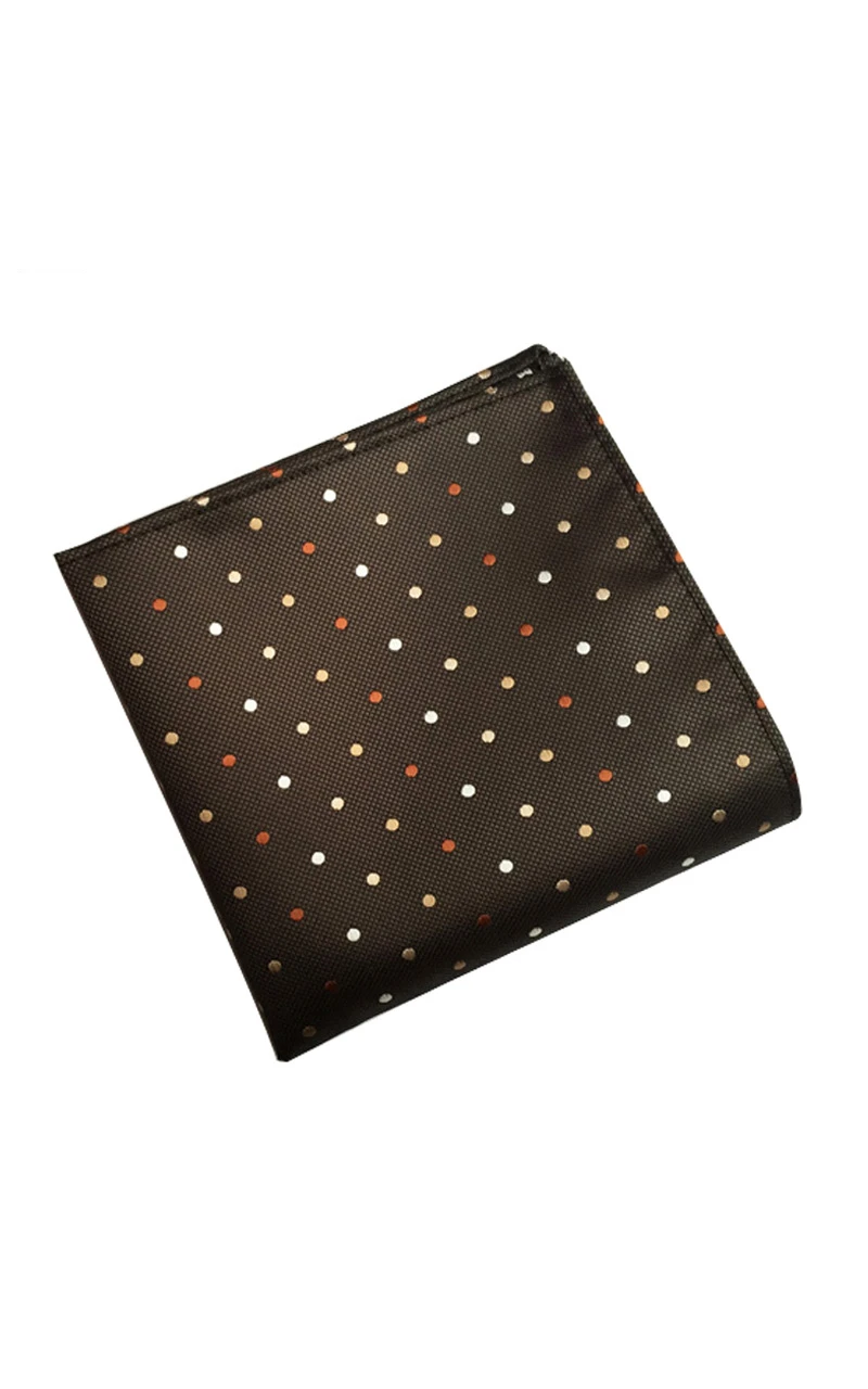 Floral Print and Polka Dot Pocket Square-10 Color Options