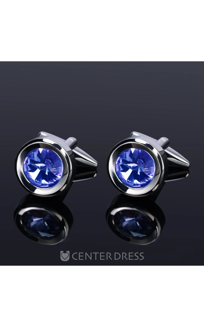 Simple Classic Alloy Cufflinks-10 Styles