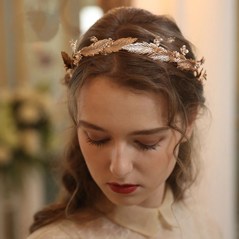Forest Style Headpieces with Rhinestones 