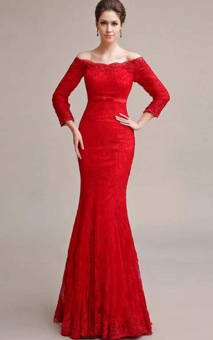 red long dress for wedding