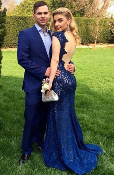 dark blue prom