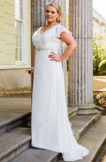 plus size wedding dresses under 200