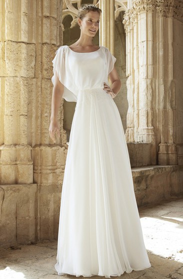 simple lace wedding dress no train