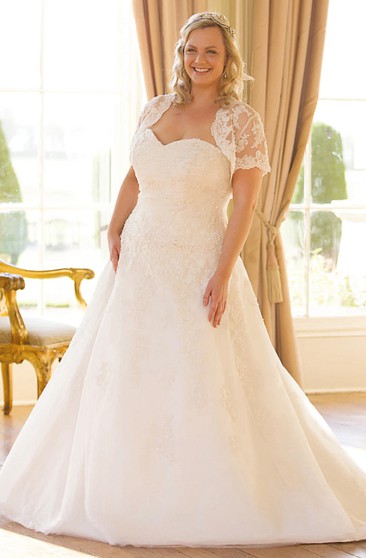 short wedding dresses plus size