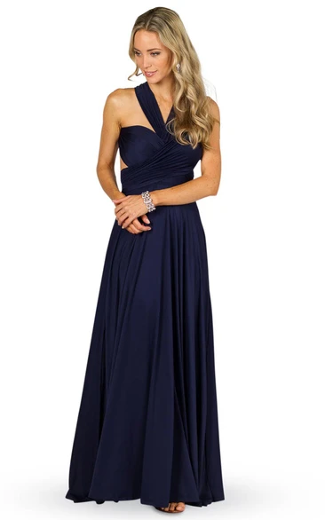Steel Blue Bridesmaid Dress, Infinity Dress, Multiway Dress, Convertible  Dress, Multi Wrap Dresse Cocktail Dress -  Canada
