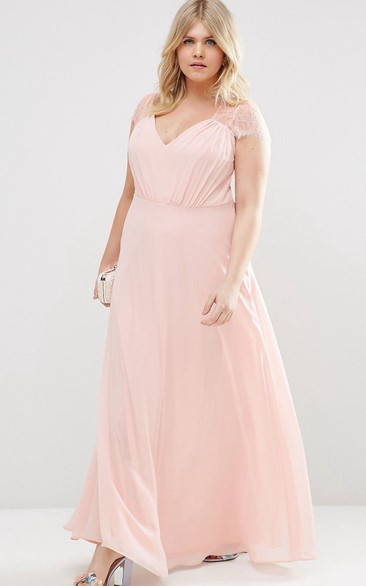 Asos coral bridesmaid outlet dress