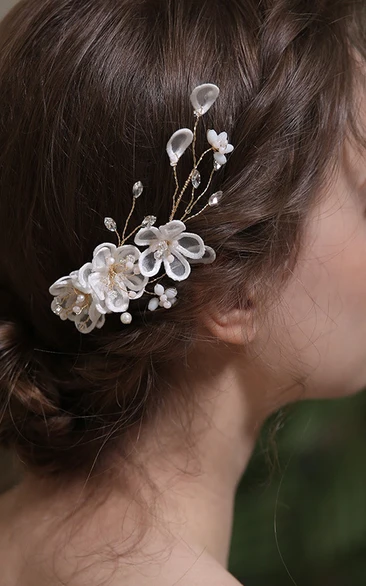 Ladies Charming Hairclips with Crystal