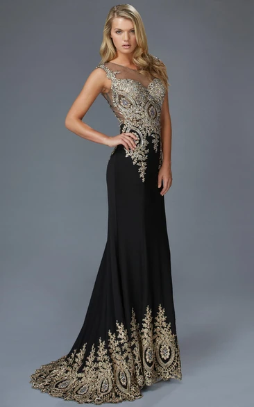 Black And Gold Color Prom Gowns & Dresses - Ucenter Dress