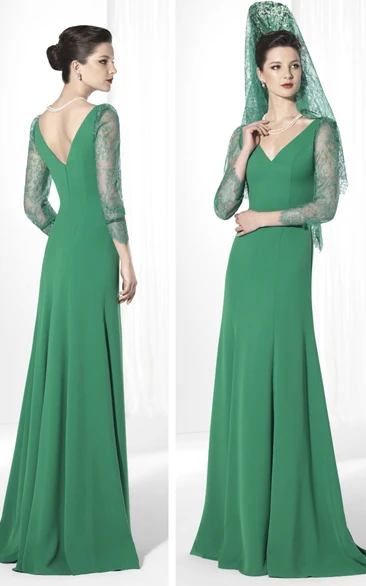 Apple Green Formal Dress