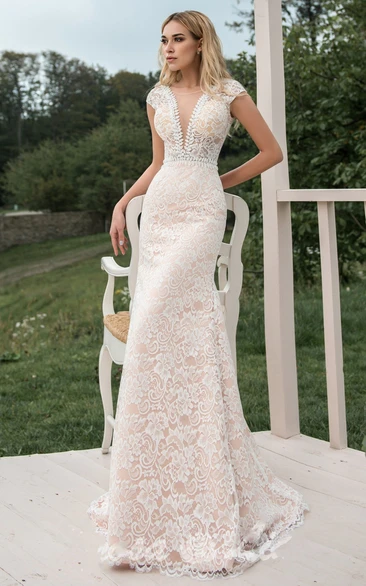 Lace 2020 Mermaid White Wedding Dress Ivory Long Sleeve Bridal Gown Size 6-26 