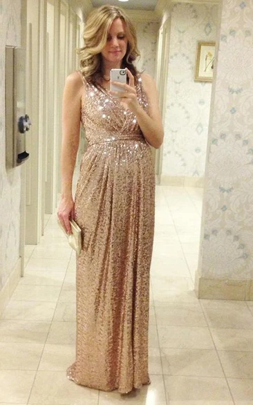 Prom dress for pregnant girl best sale