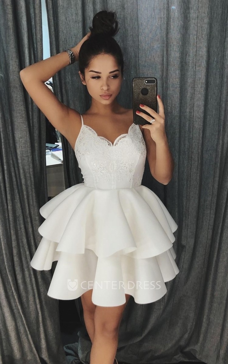 White lace cheap peplum skirt