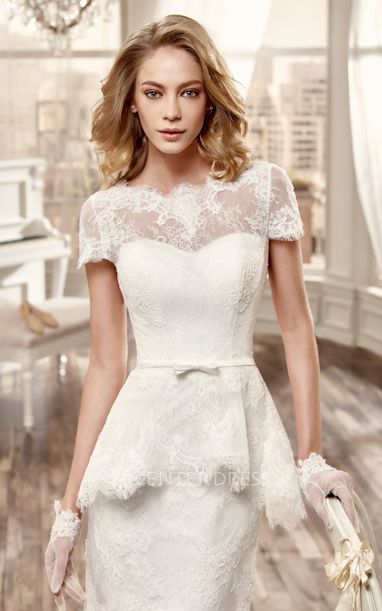 Short shirt hot sale wedding dress