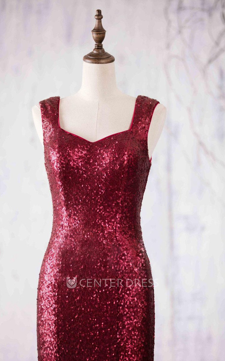 Wine sequin cheap bridesmaid dresses