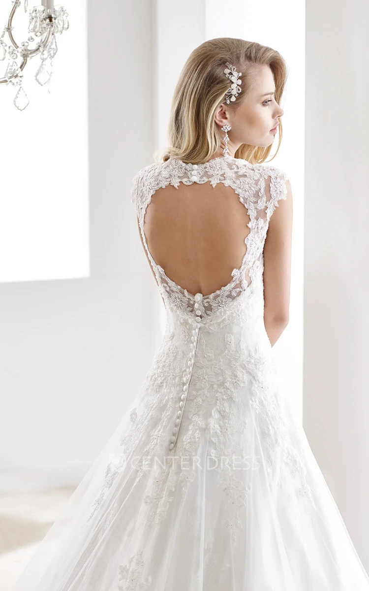 Sweetheart Mermaid Sheath Lace Gown With Shoulder Bow And Open Back