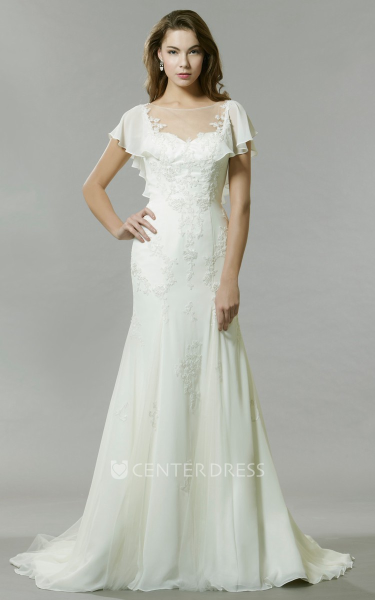 Poet Sleeve Wedding Dress