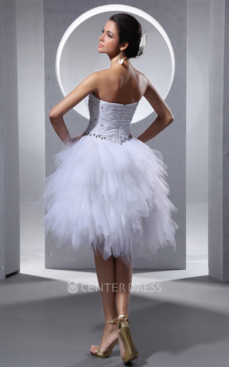 Strapless hotsell tutu dress