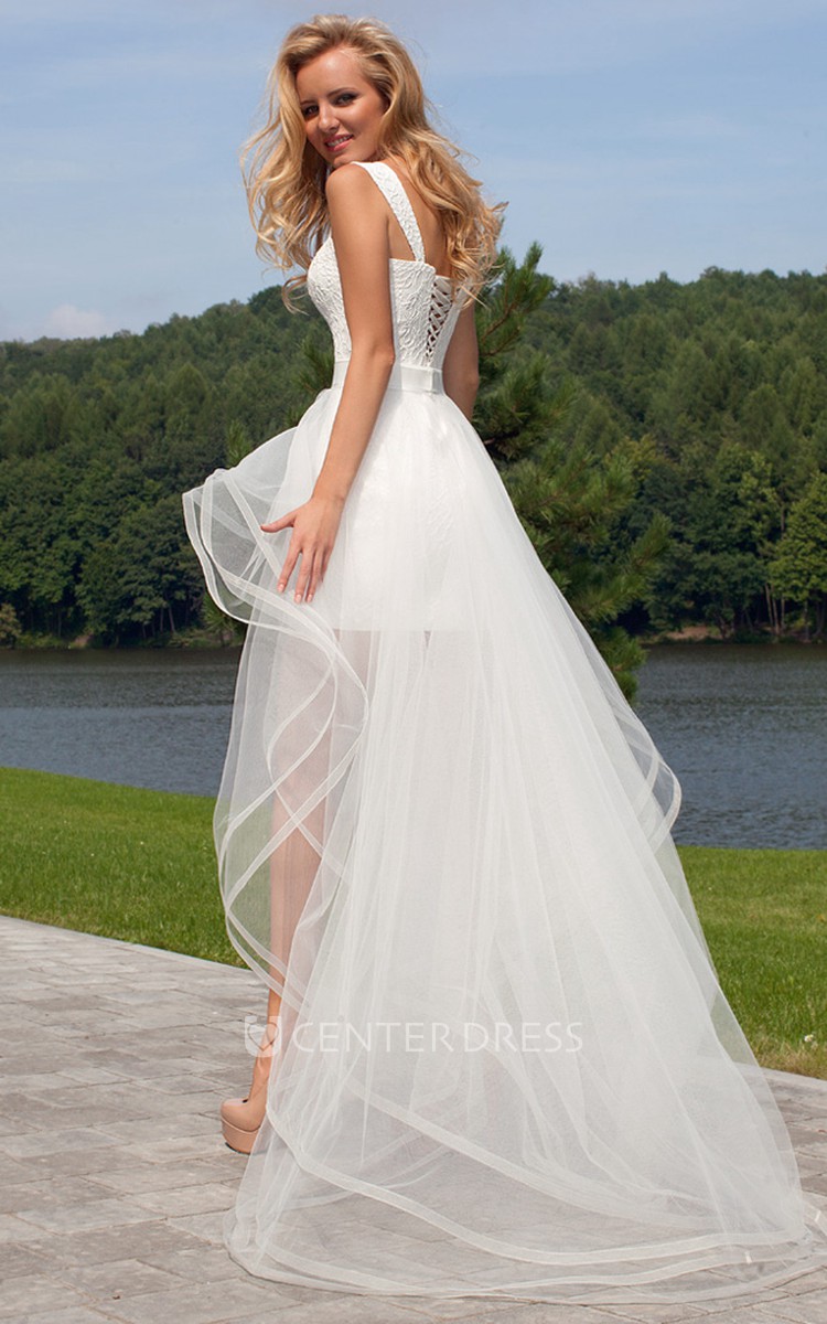 Short Sassy Wedding Dress