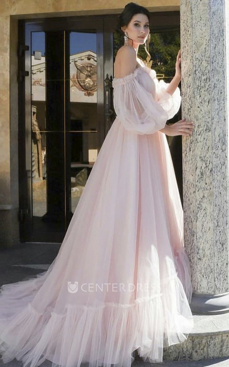 Poet Sleeve Wedding Dress