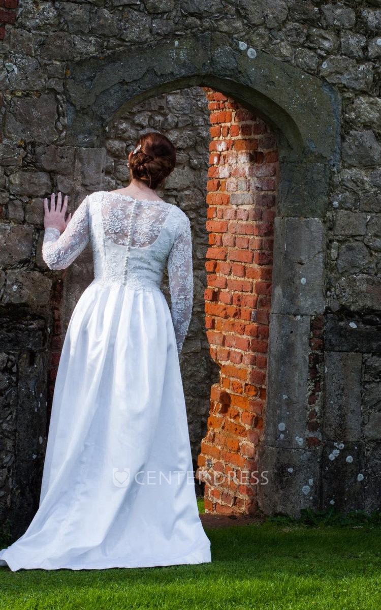 Taffeta Lace Wedding Dress