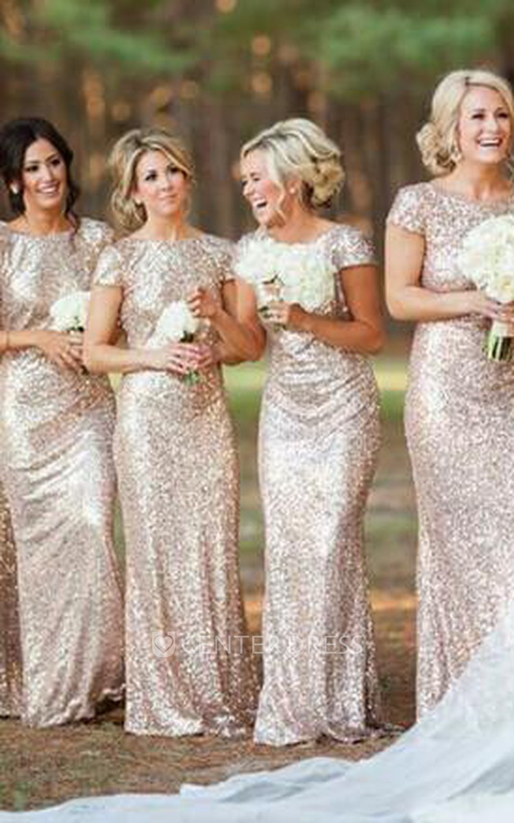 Cap sleeve bridesmaid top dress